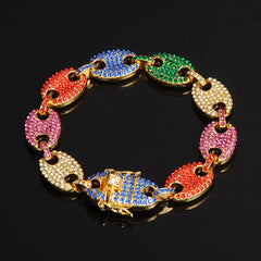 Multicolor Iced Out Bracelets