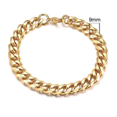 Curb Cuban Link Chain Bracelets