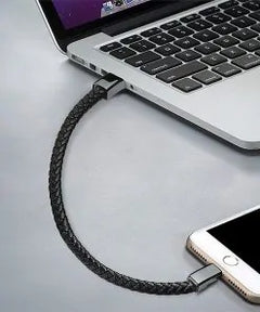 USB Leather Charging Braided Bracelets