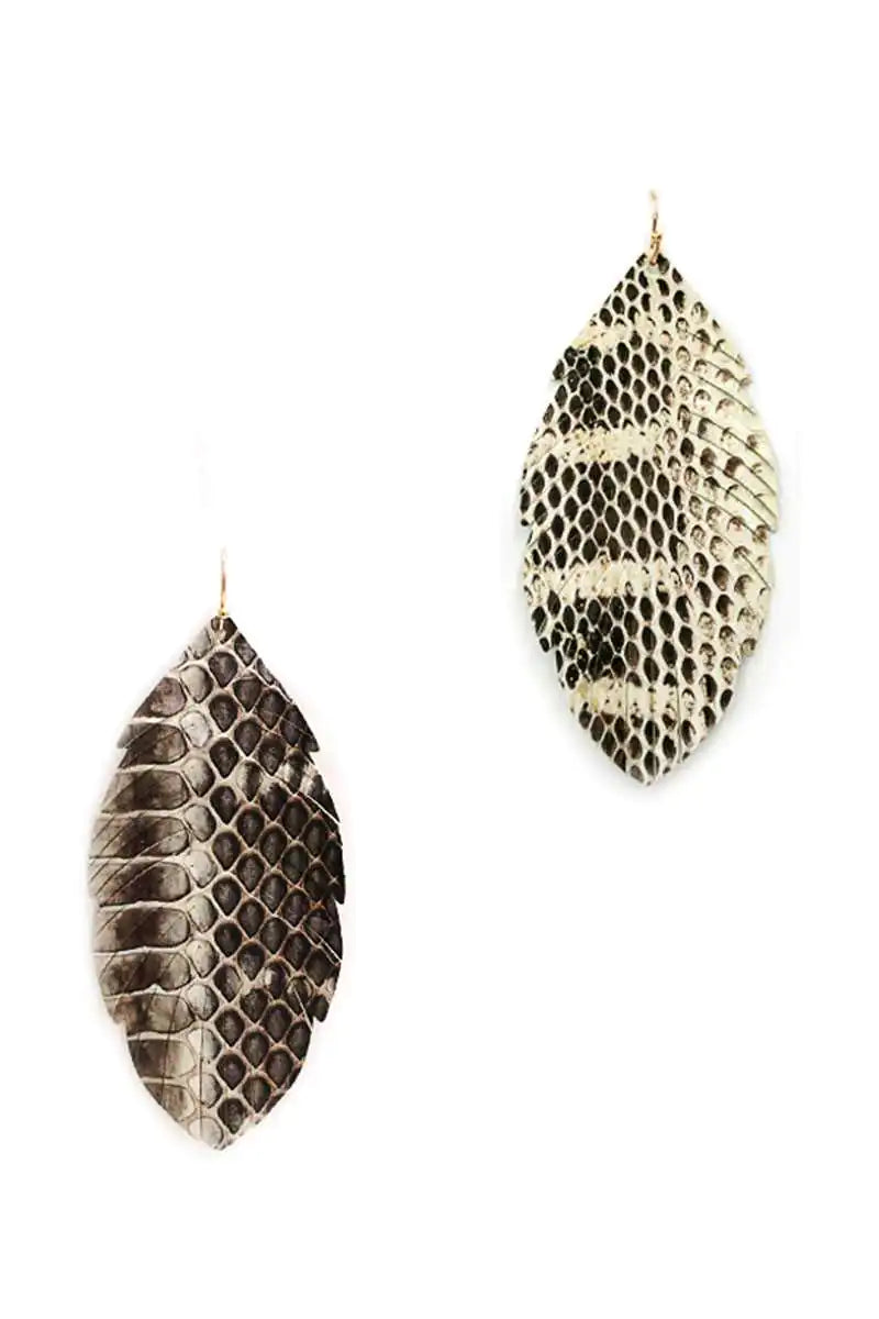 Leaf Drop Earrings