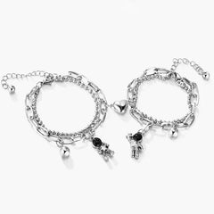 Gothic Spider Couple Bracelets