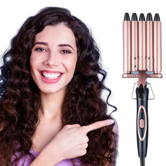 Five Tube Curler With Egg Roll Head