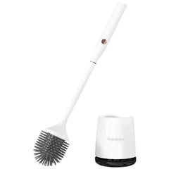 Electric Silicone Toilet Brush Set